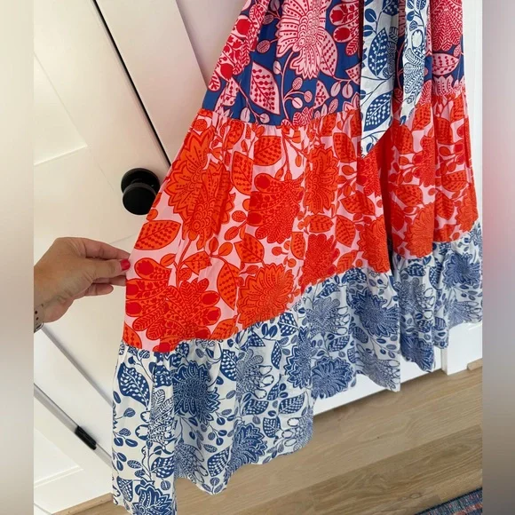 Boden Vibrant Long Sleeve Floral Maxi Dress - Picture 7 of 11